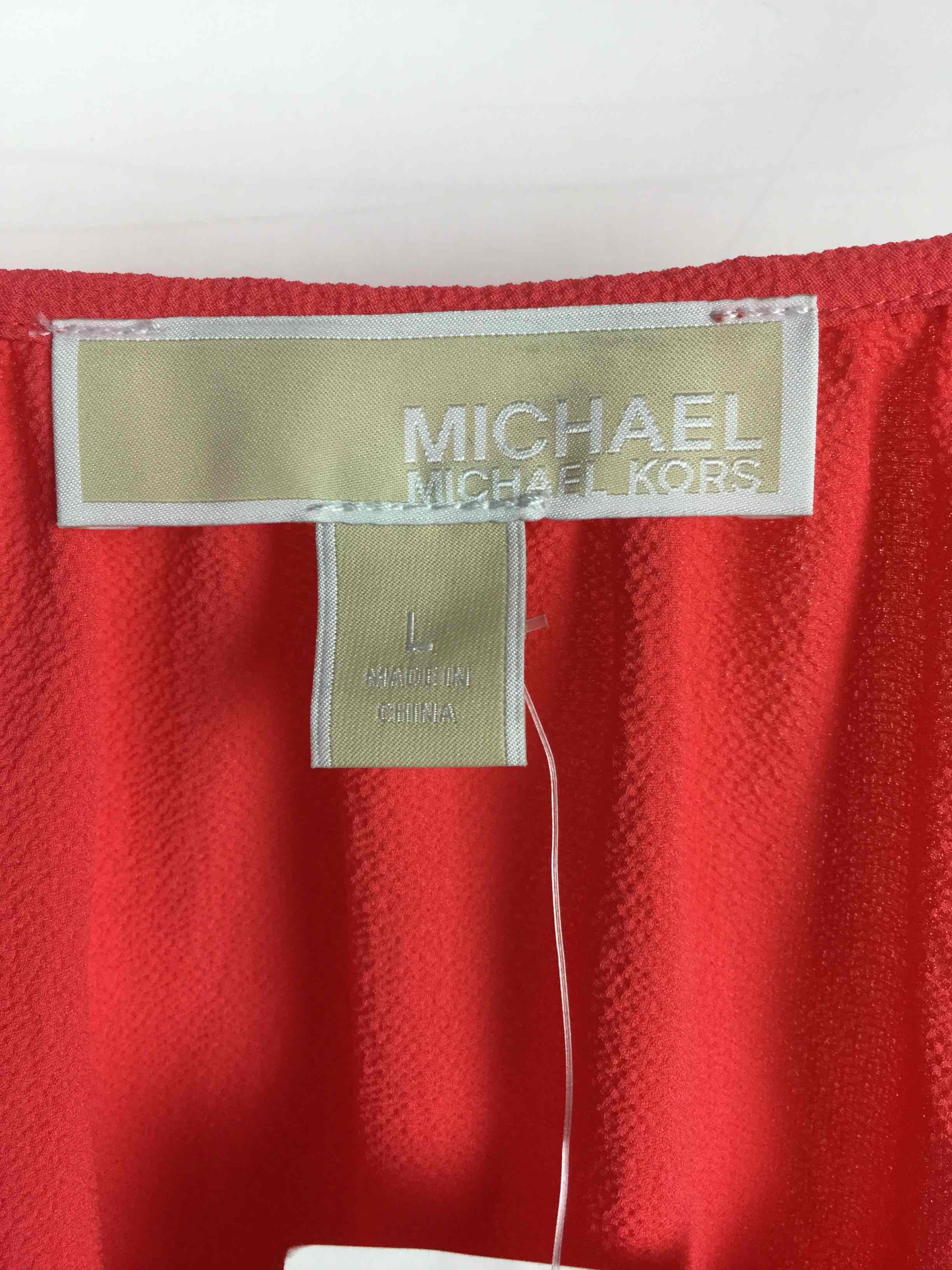 michael kors coral top