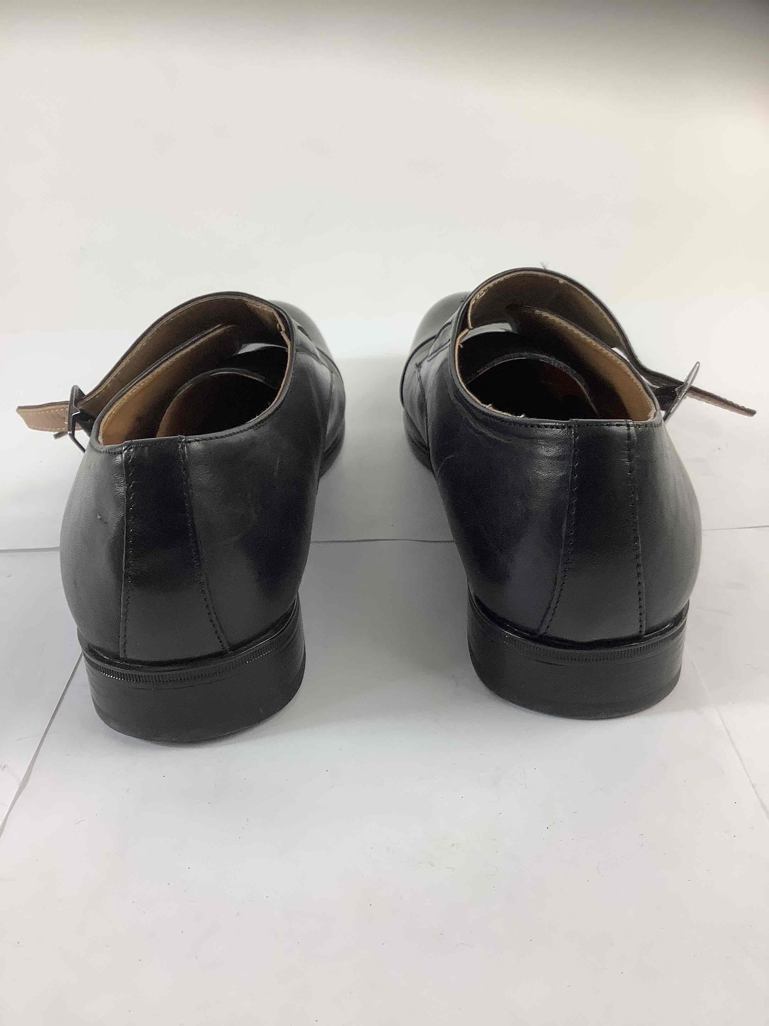 ALDO Black Leather Double Monk Strap Cap Toe Dress Shoes 11 | eBay