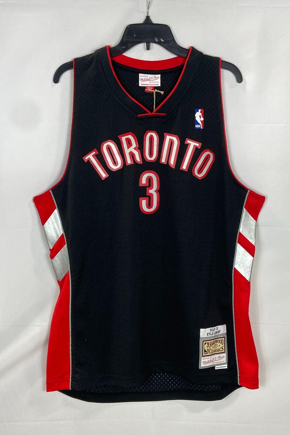 Toronto Raptors Nike Kyle Lowry Hardwood Classic Jersey Mitchell