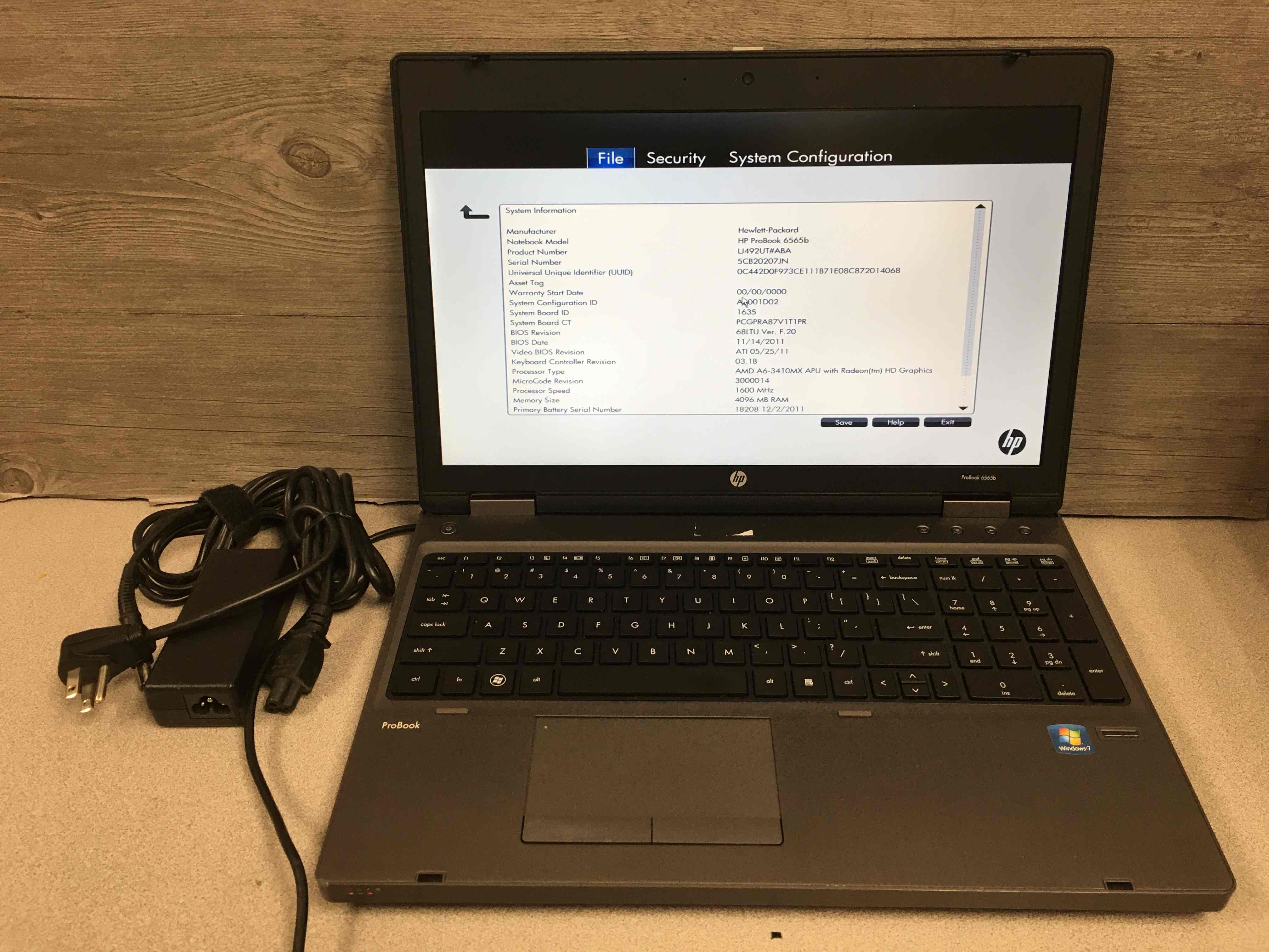 HP ProBook 6565B AMD A43310mx 2.1ghz 4gb RAM No HDD for sale online eBay